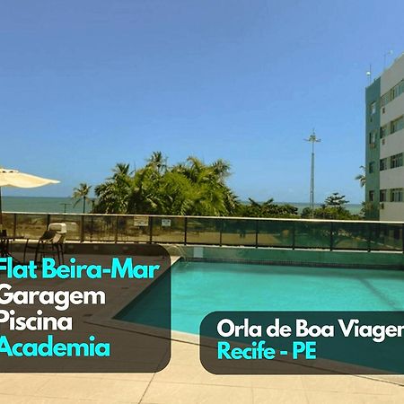 Flat Beira Mar Academia Piscina Boa Viagem Recife - Com Cafe Da Manha Opcional Lägenhet Exteriör bild