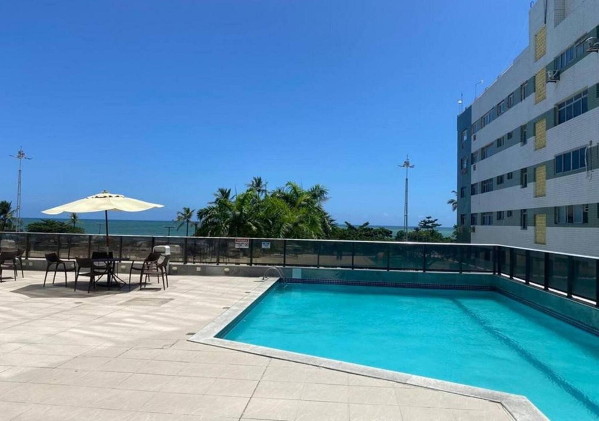 Flat Beira Mar Academia Piscina Boa Viagem Recife - Com Cafe Da Manha Opcional Lägenhet Exteriör bild