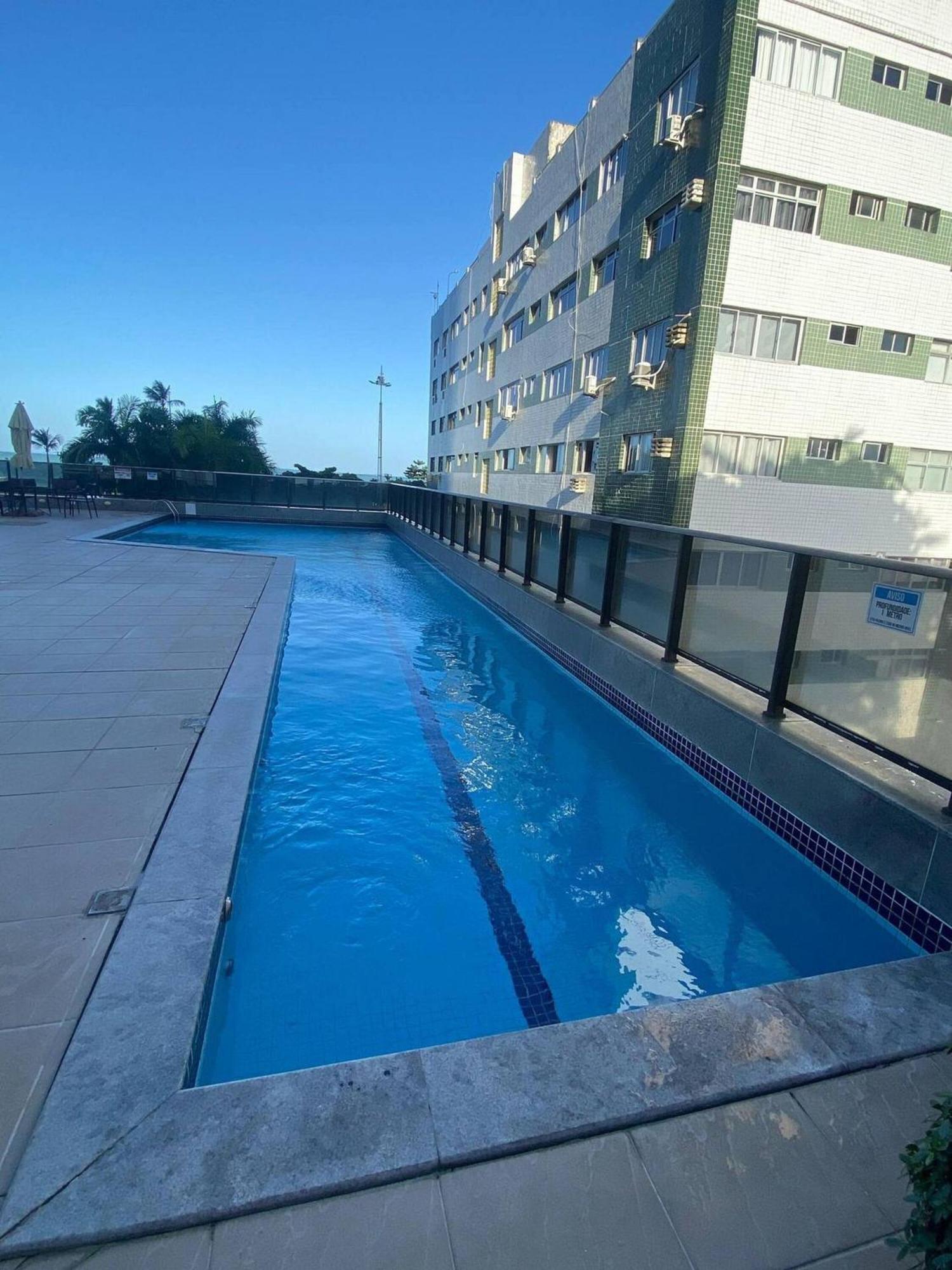 Flat Beira Mar Academia Piscina Boa Viagem Recife - Com Cafe Da Manha Opcional Lägenhet Exteriör bild