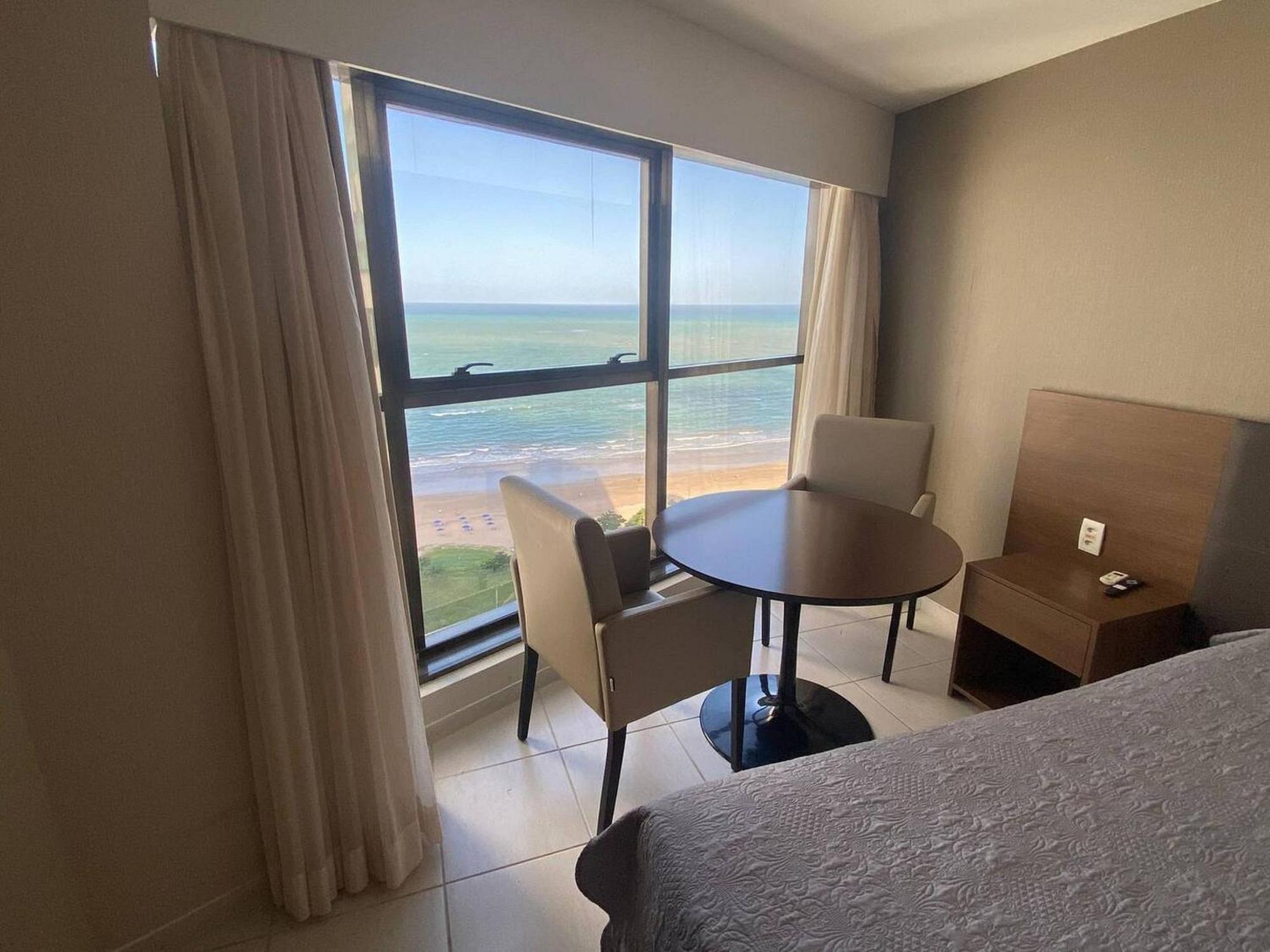 Flat Beira Mar Academia Piscina Boa Viagem Recife - Com Cafe Da Manha Opcional Lägenhet Exteriör bild